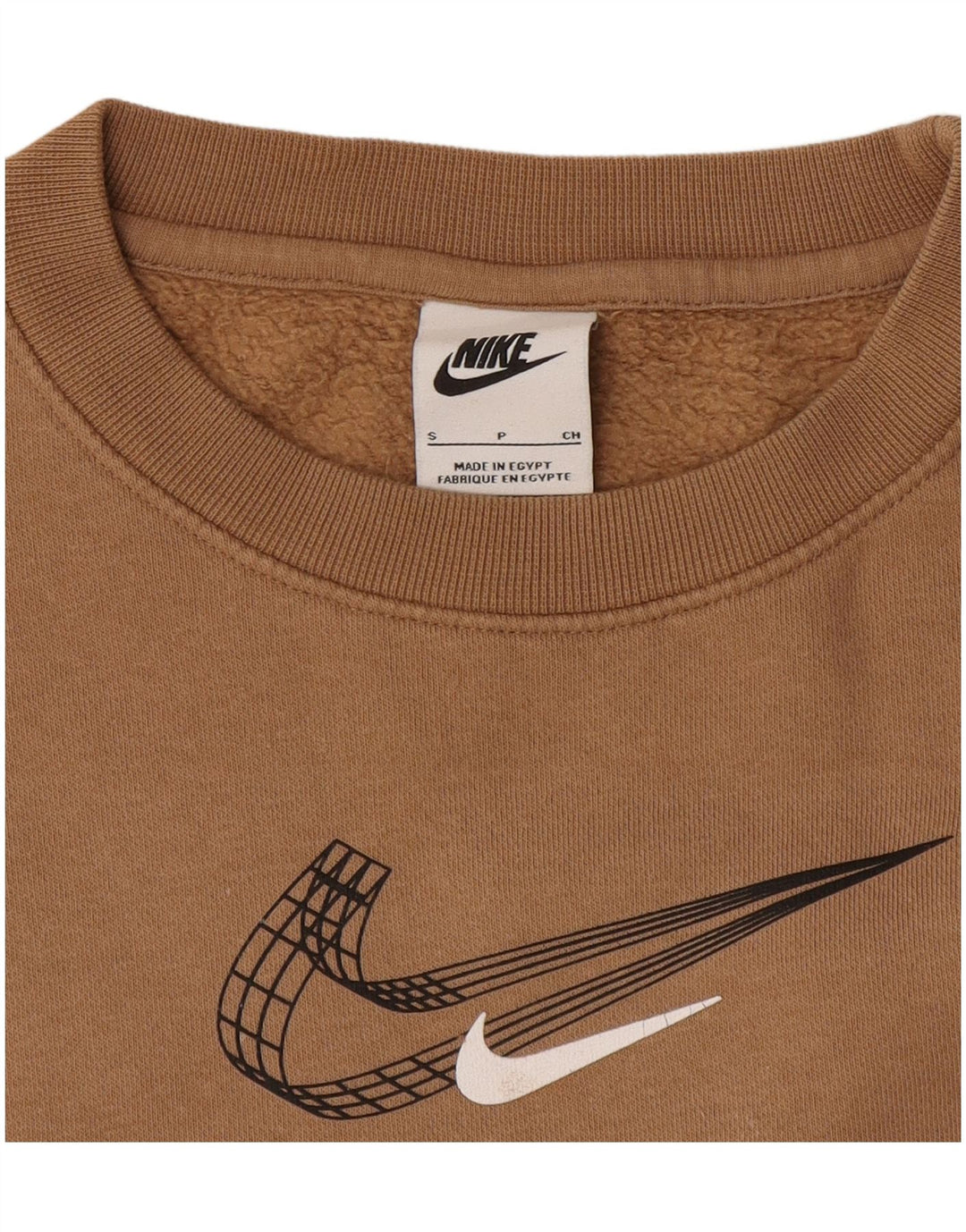 Nike Sweat-shirt graphique pour homme Taille S Beige