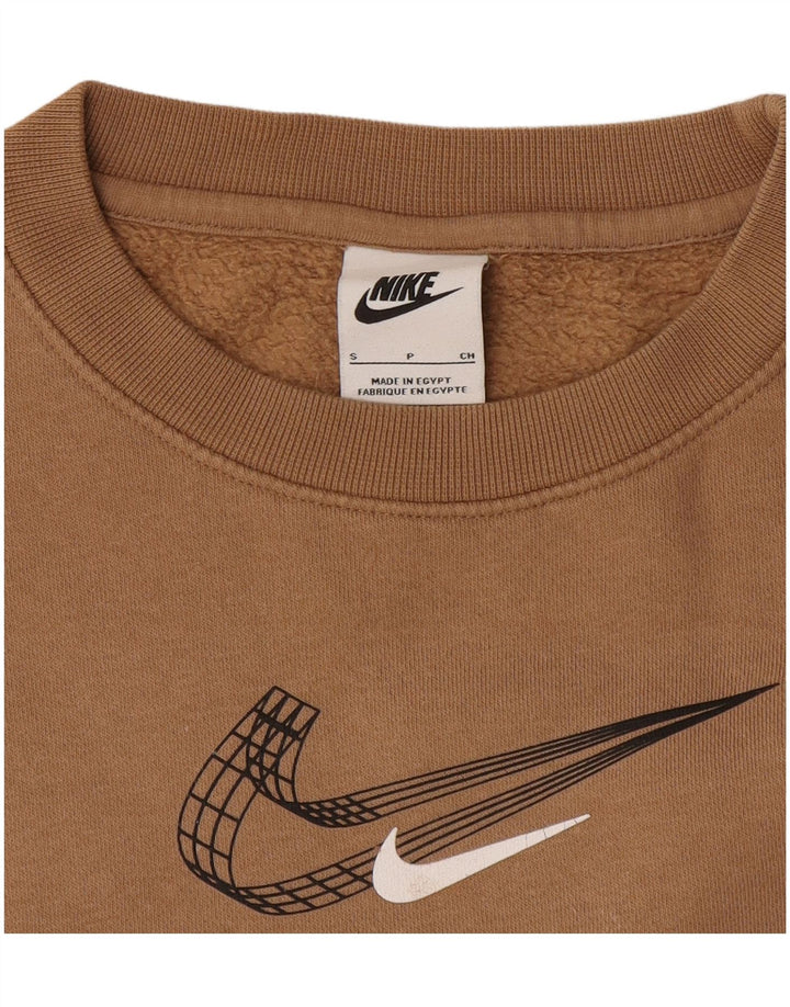 Nike Sweat-shirt graphique pour homme Taille S Beige