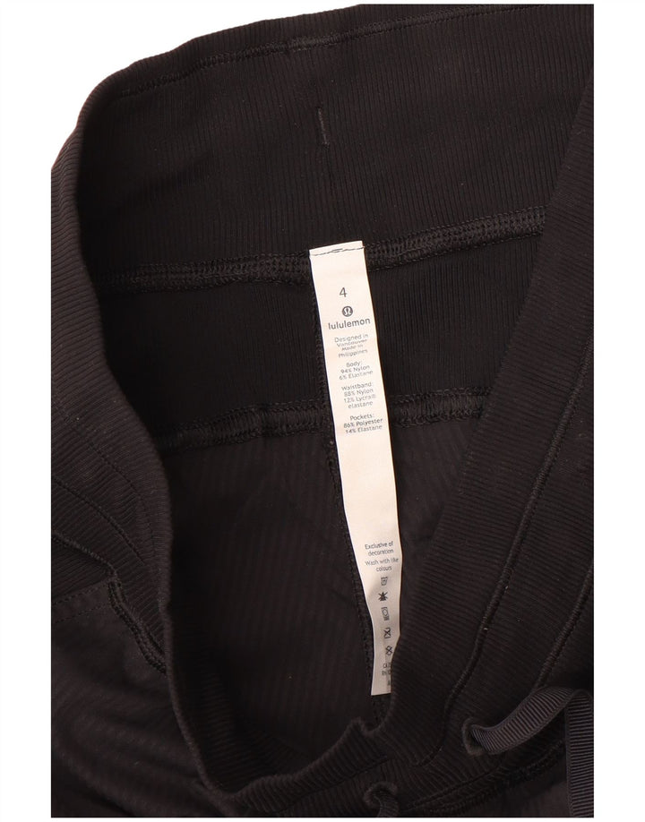 Lululemon Pantalon de survêtement pour femme Joggers US 4 Small Nylon noir