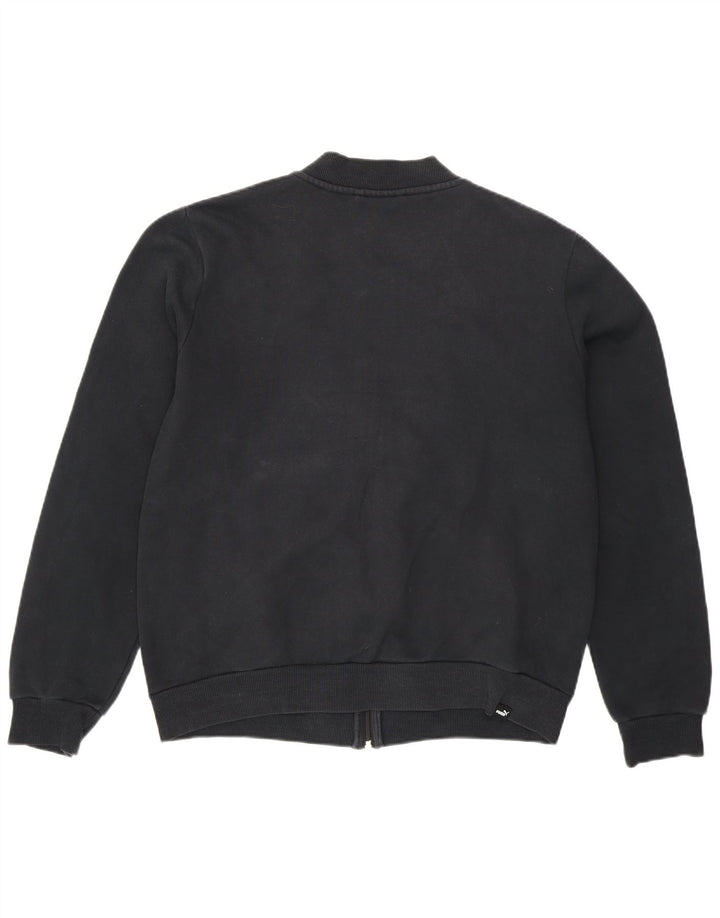 Puma Veste de survêtement graphique pour homme, taille S, noir