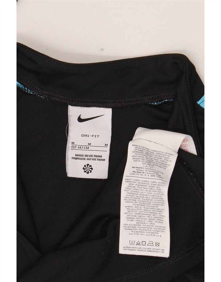 Haut de survêtement Nike Dri Fit pour garçon 11-12 ans Noir Colorblock