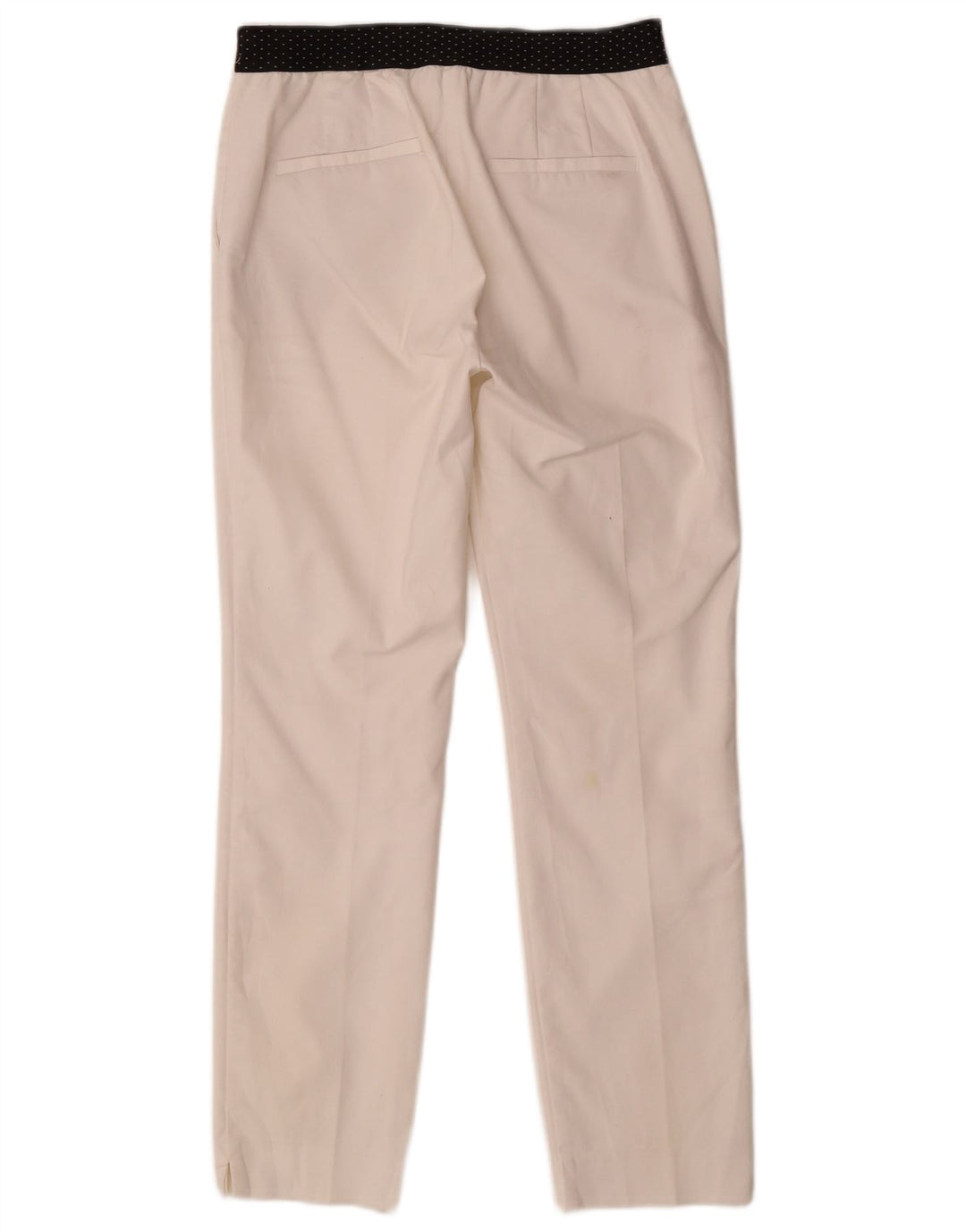 Pantalon Chino Droit Femme ZARA Moyen W28 L27 Blanc