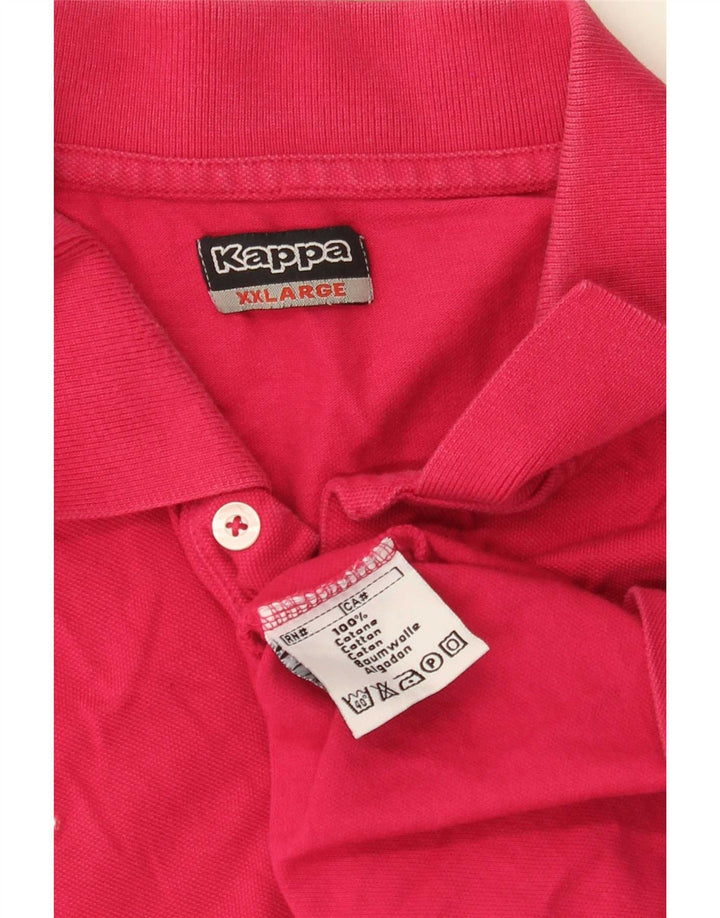 Kappa Polo Homme 2XL Rose Coton