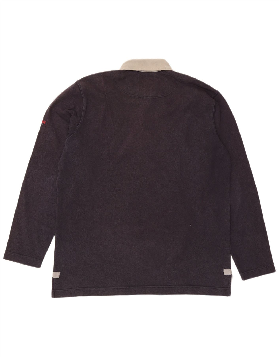 MURPHY & NYE Polo de rugby à manches longues pour homme 2XL en coton bleu marine