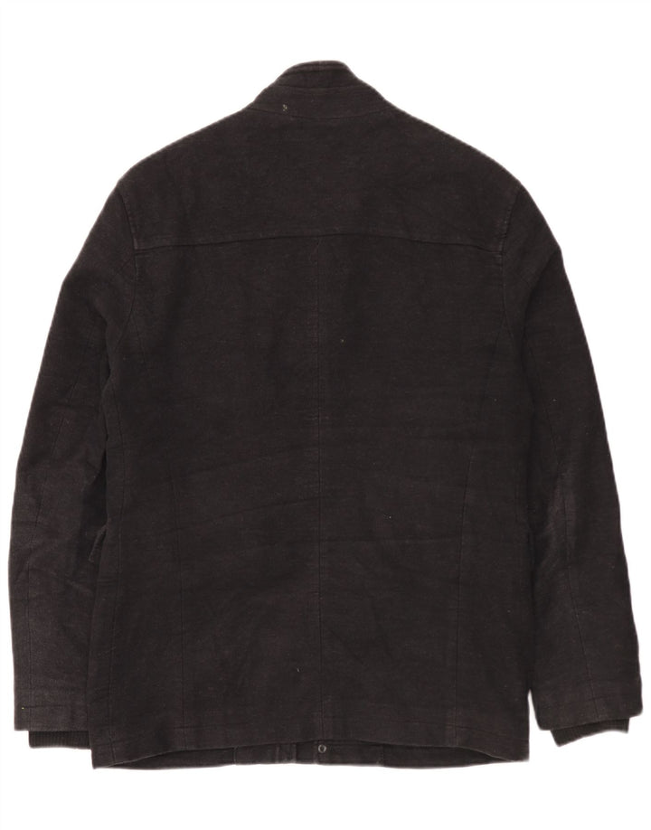 Marks & Spencer Manteau coupe-vent pour homme UK 36 Petit coton noir