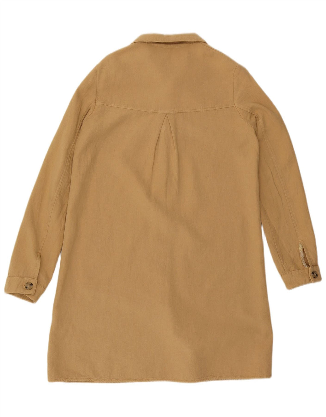 Zara Manteau surdimensionné pour femme UK 6 XS Beige