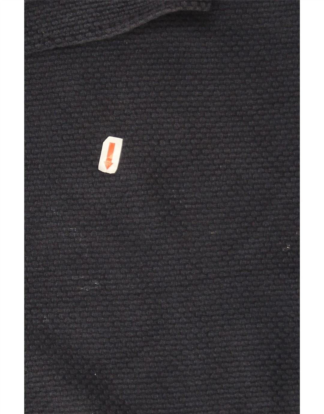 Massimo Dutti Pull col boutonné pour homme en coton bleu marine 2XL