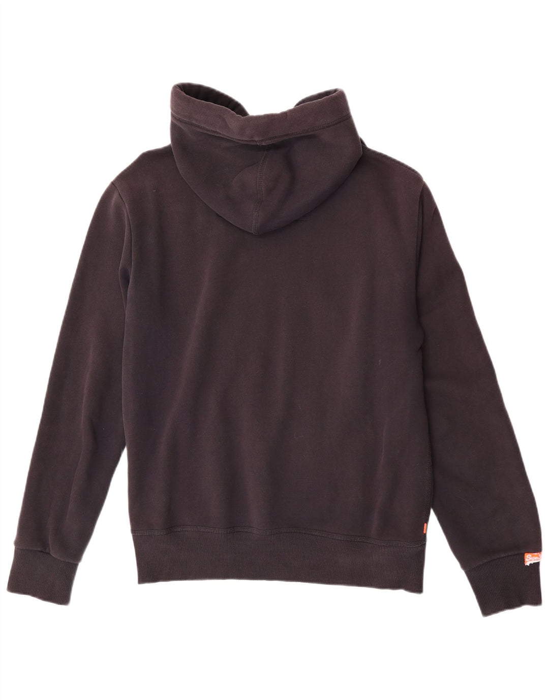 Superdry Pull à capuche pour homme avec grand logo en coton bleu marine