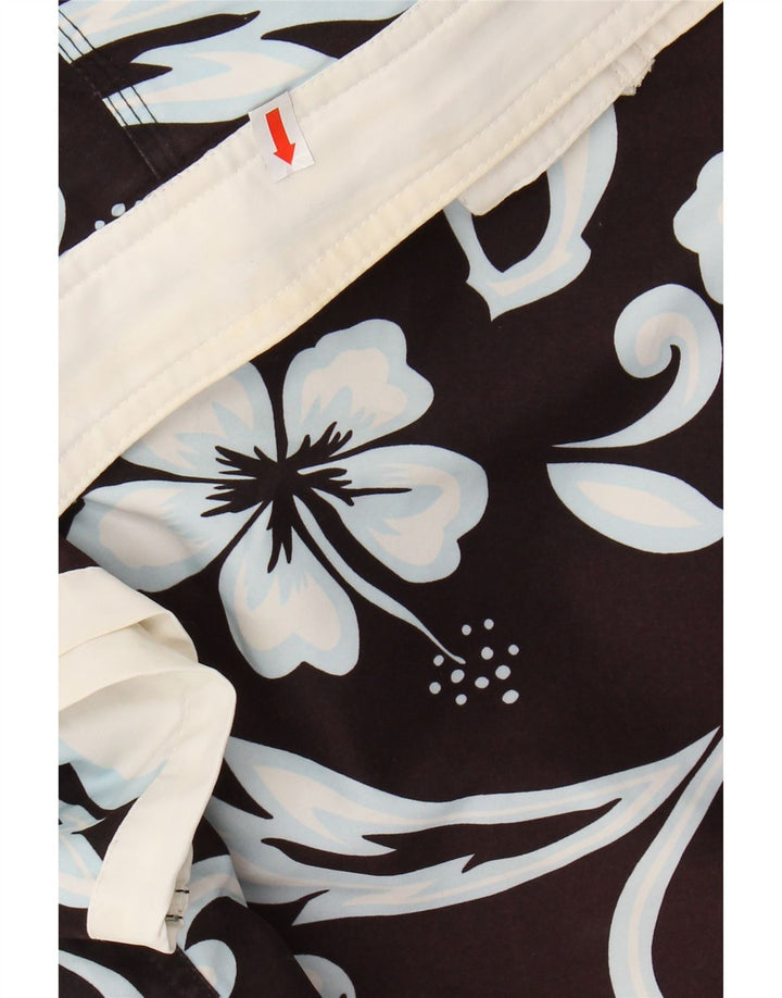 SUNDEK Short de Bain Homme Grand Noir Floral Polyester