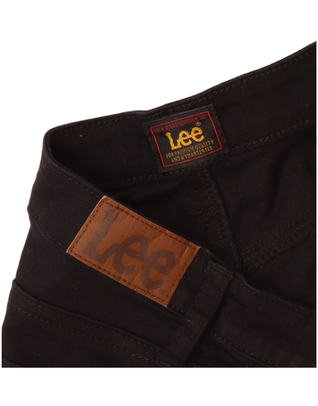 Lee Short en jean pour femme US 12 Large W32 Coton noir