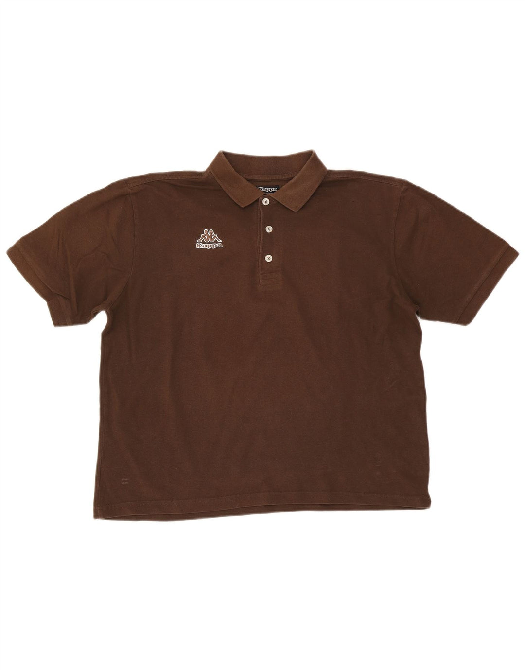 Kappa Polo Homme XL Marron Coton
