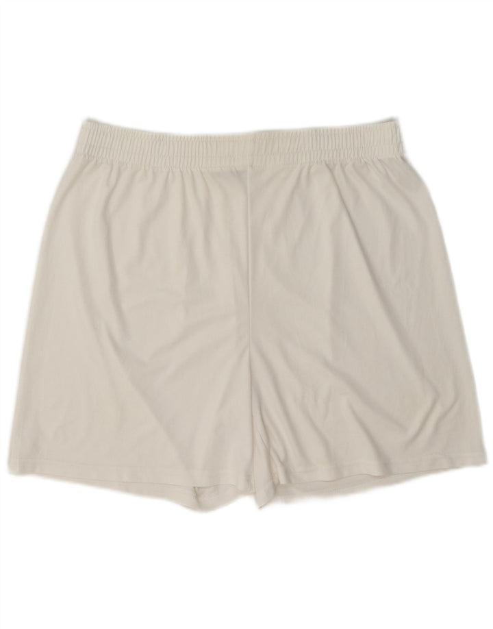 Kappa Short de Sport Homme XL Blanc