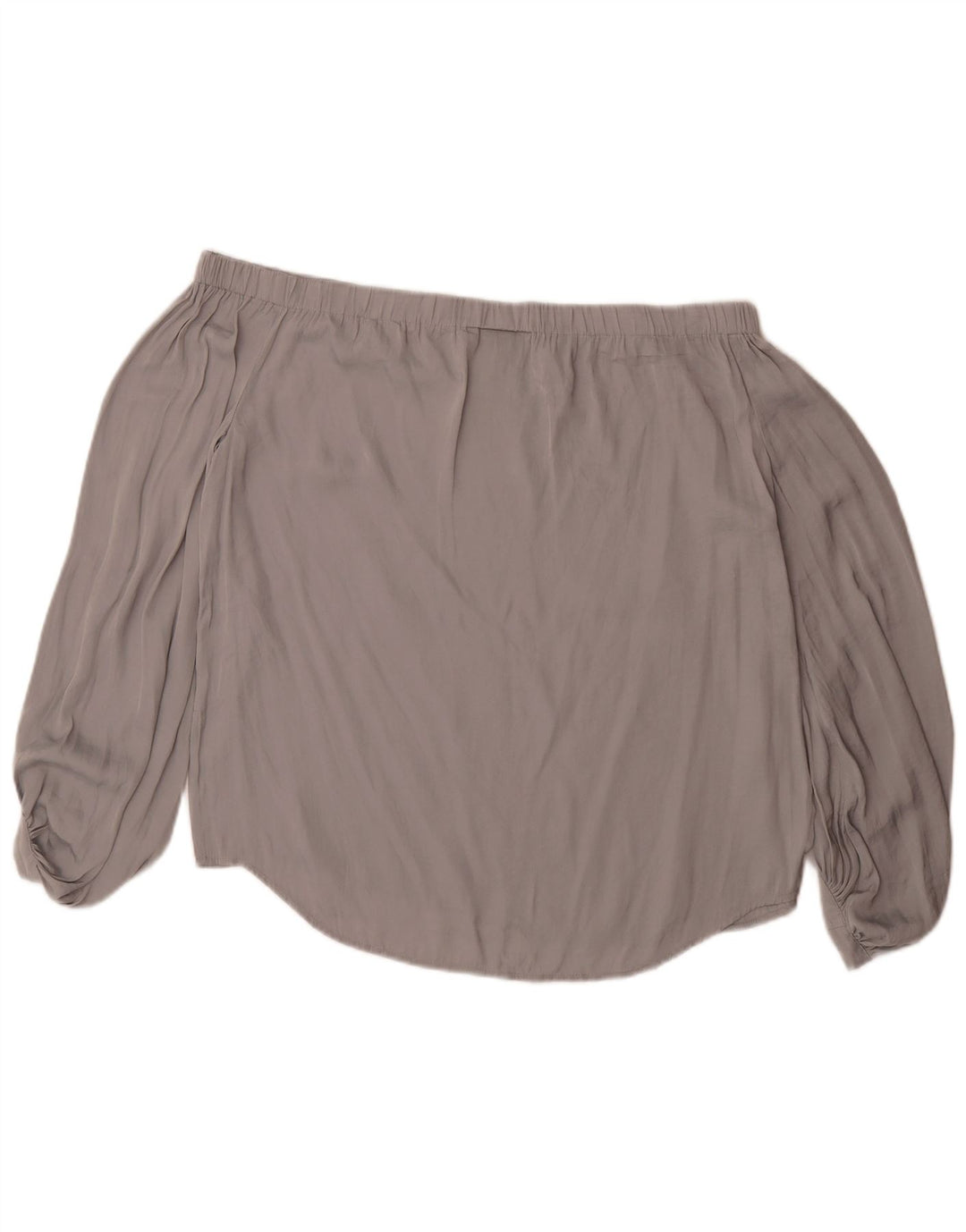 Mossimo Haut à épaules dénudées pour femme UK 44 Gris moyen Polyester