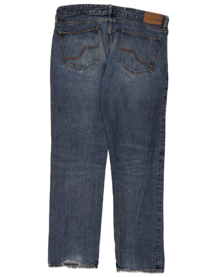 Fat Face Jean droit homme W36 L32 bleu coton