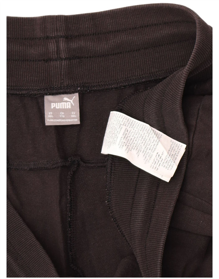 Puma Short de sport graphique pour femme 2XL en coton noir