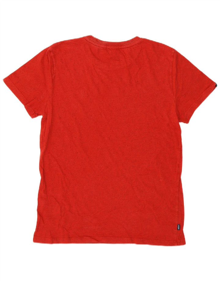 Superdry T-Shirt Homme Rouge Moyen Coton