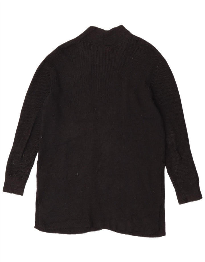 Marks & Spencer Pull cardigan ouvert long pour femme UK 12 Noir moyen