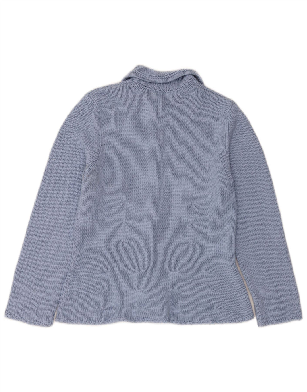Boden Femme Cardigan Pull UK 44 Bleu Moyen Soie