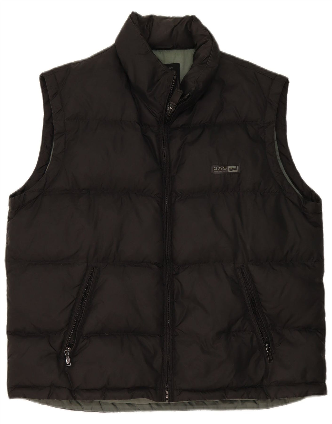 Gas Gilet rembourré pour homme UK 40 Large Noir Polyamide