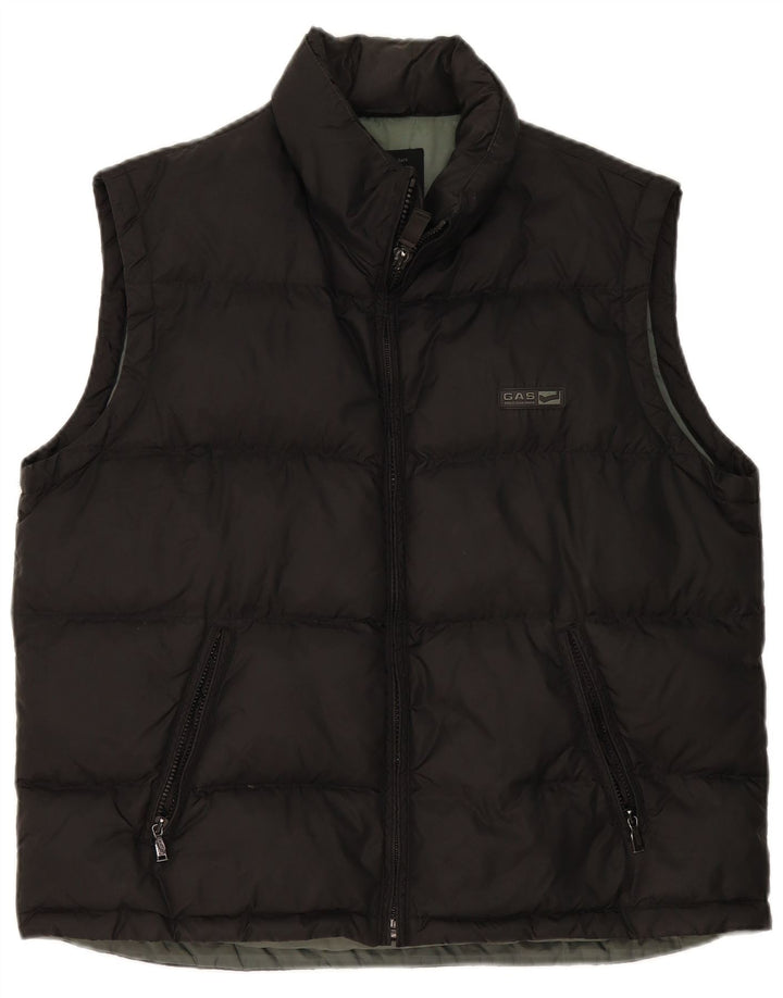 Gas Gilet rembourré pour homme UK 40 Large Noir Polyamide