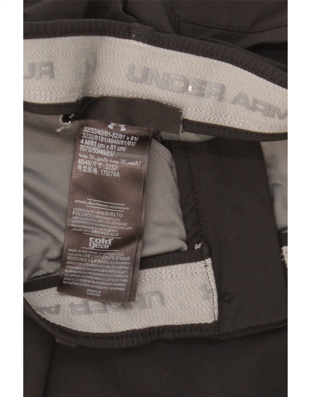 Under Armour Pantalon Chino Cold Gear Slim Femme W30 L30 Noir Polyester