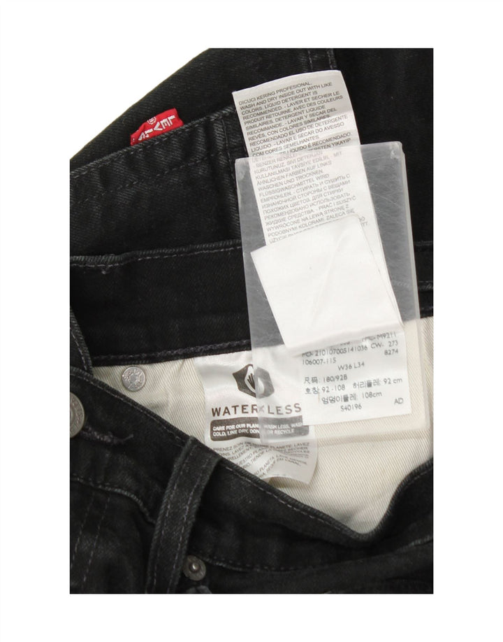 Levi's Jean Droit 514 Homme Noir W36 L34 Coton