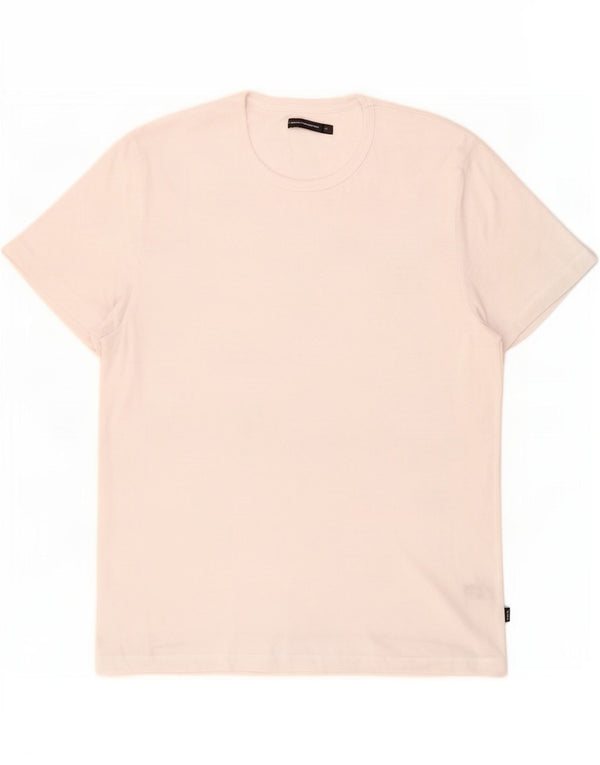 French Connection T-Shirt Homme Haut XL Blanc Coton