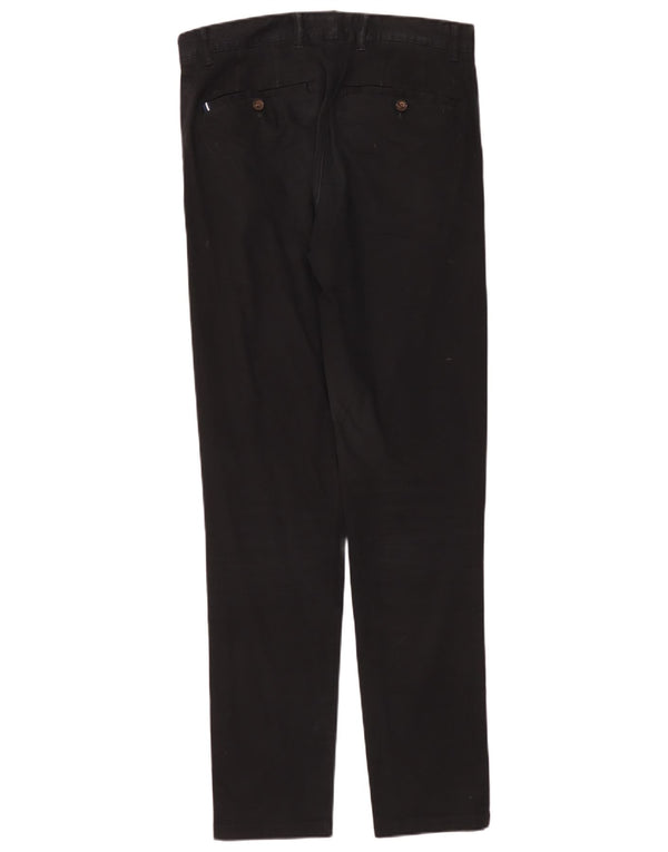 Crew Clothing Pantalon Chino Coupe Slim Homme W34 L34 Coton Noir