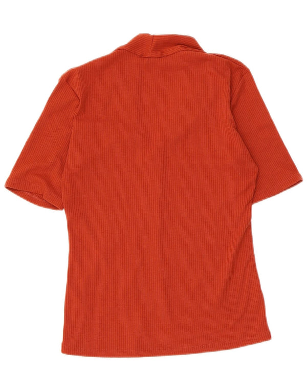 Zara Femme Chemisier Top UK 8 Small Orange