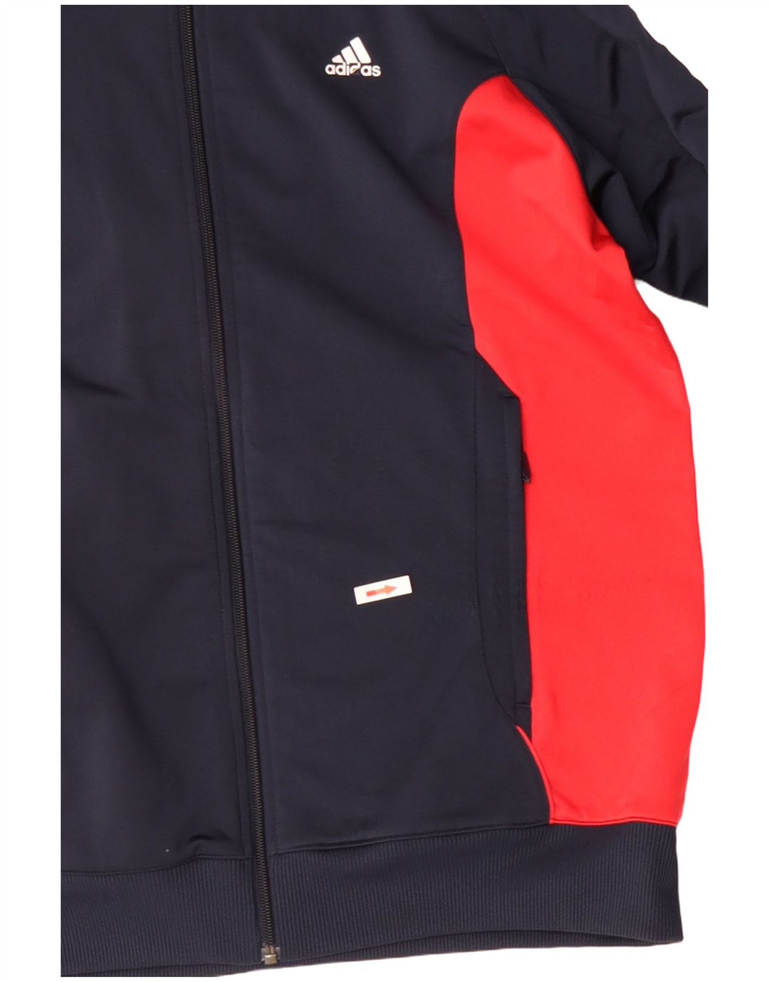 Adidas Veste de survêtement pour homme UK 42/44 Large Bleu marine Polyester