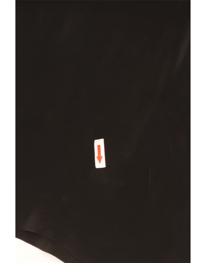 Robe Maxi Femme Vintage IT 42 Medium Black Colourblock