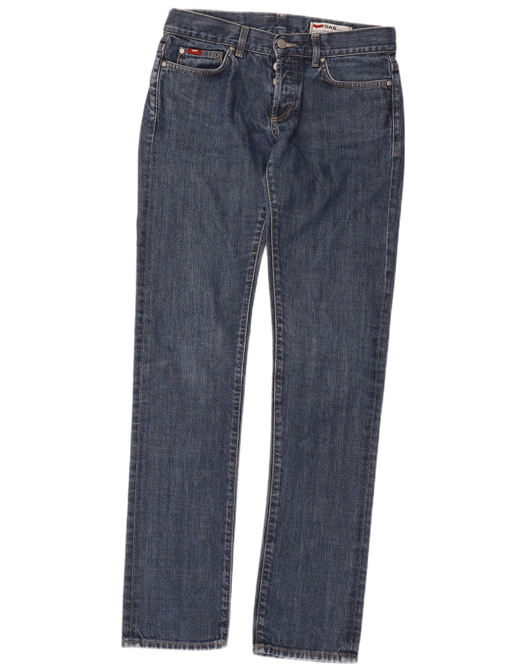 GAS Jean Slim Femme W28 L34 Bleu Coton