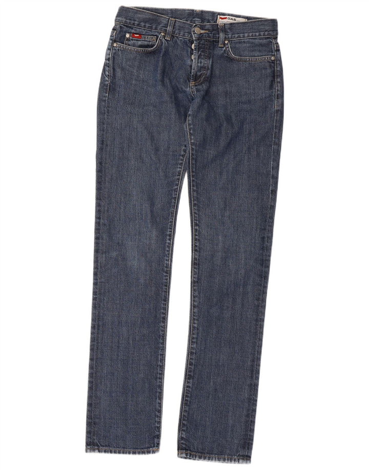 GAS Jean Slim Femme W28 L34 Bleu Coton
