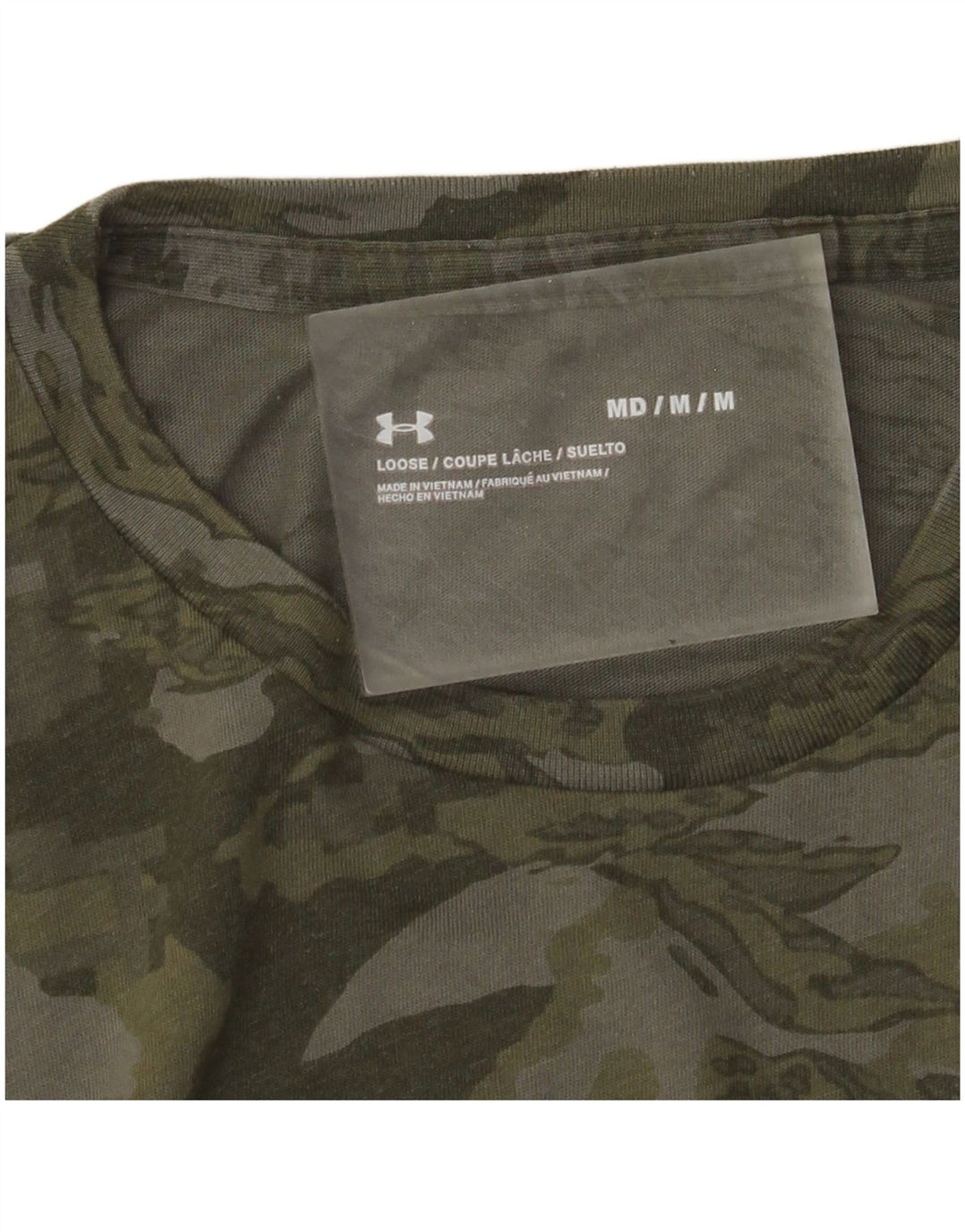 Under Armour T-Shirt Homme Vert Moyen Camouflage