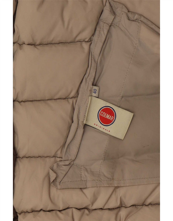 Colmar Veste matelassée à capuche pour femme EU 40 Marron moyen Polyester