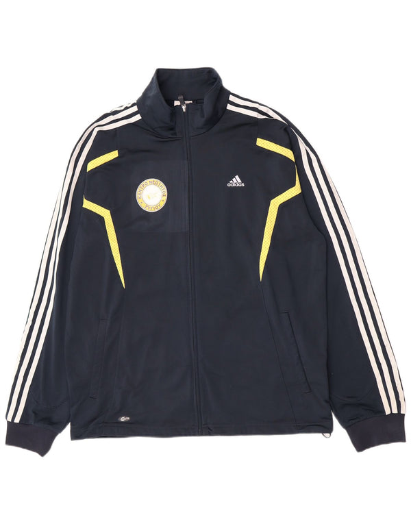Adidas Veste de Survêtement Graphique Homme Bleu Marine Moyen Colorblock