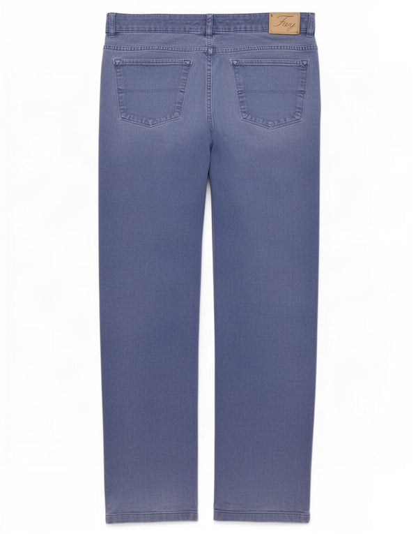 Fay Jean Slim Homme W35 L29 Bleu Coton