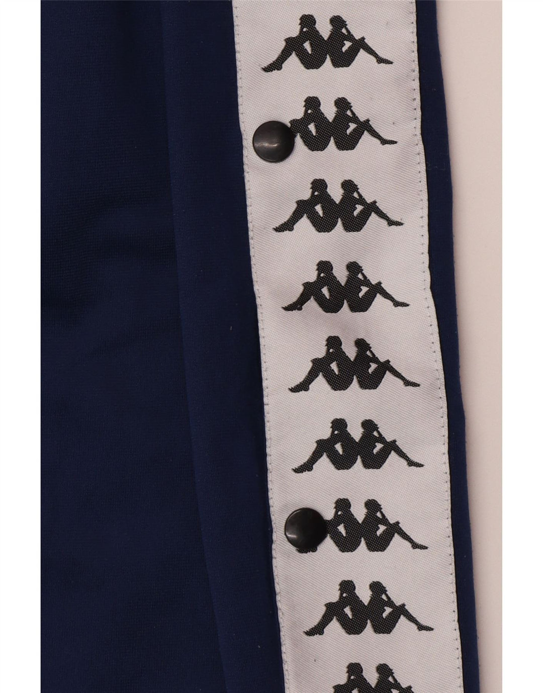 KAPPA Pantalon de survêtement graphique pour homme 2XL Bleu marine Colorblock Polyester