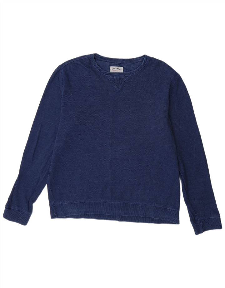 Fat Face Sweat-Shirt Homme Bleu Marine Moyen Coton