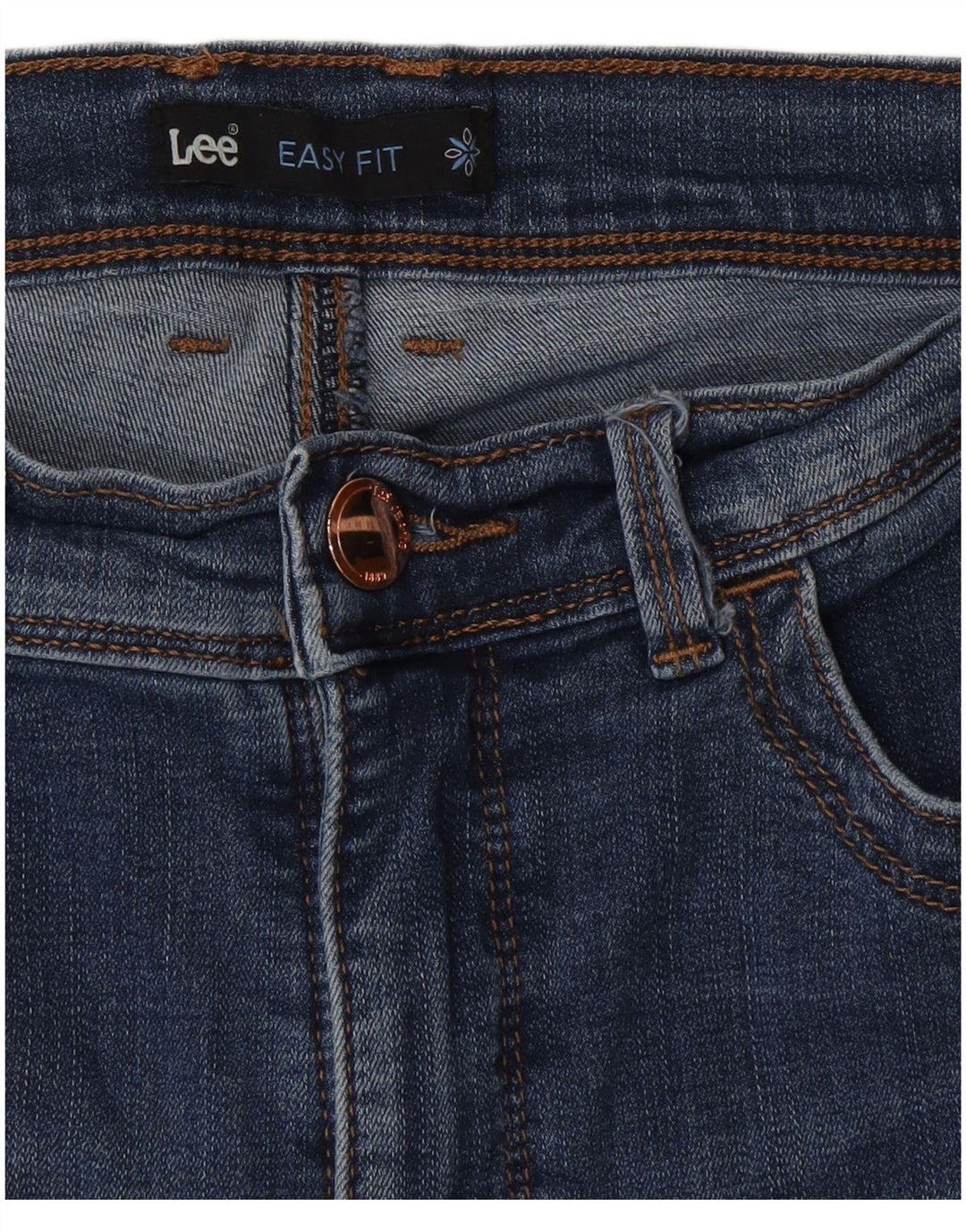 Lee Jeans Capri Femme US 10 Large W30 L23 Bleu Coton