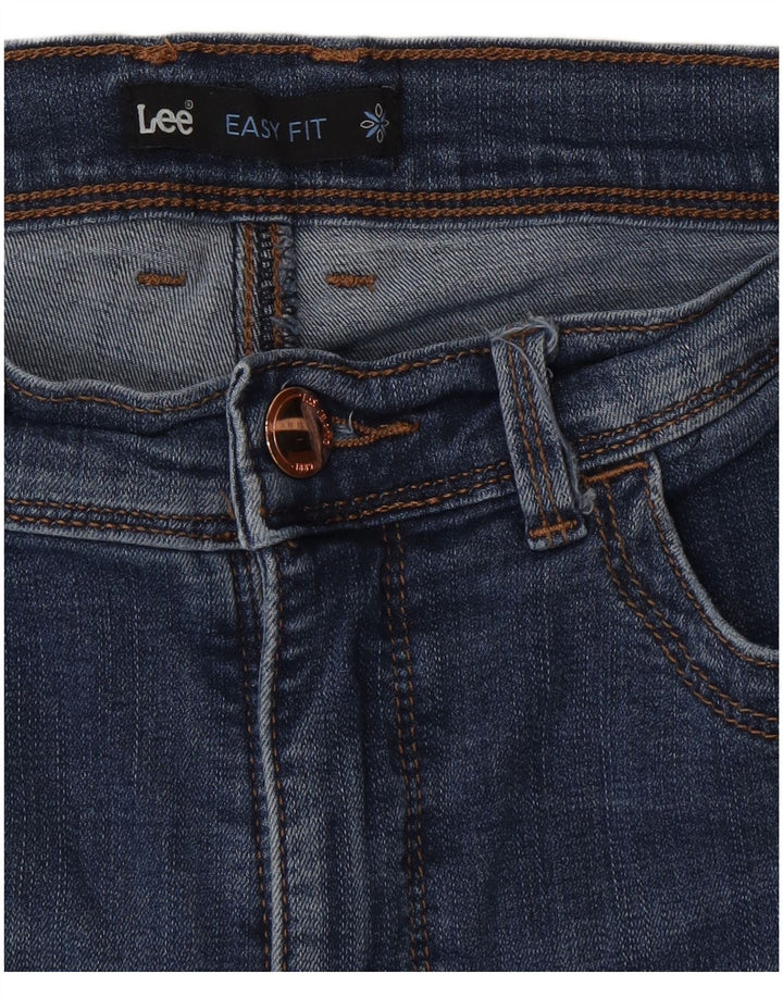 Lee Jeans Capri Femme US 10 Large W30 L23 Bleu Coton