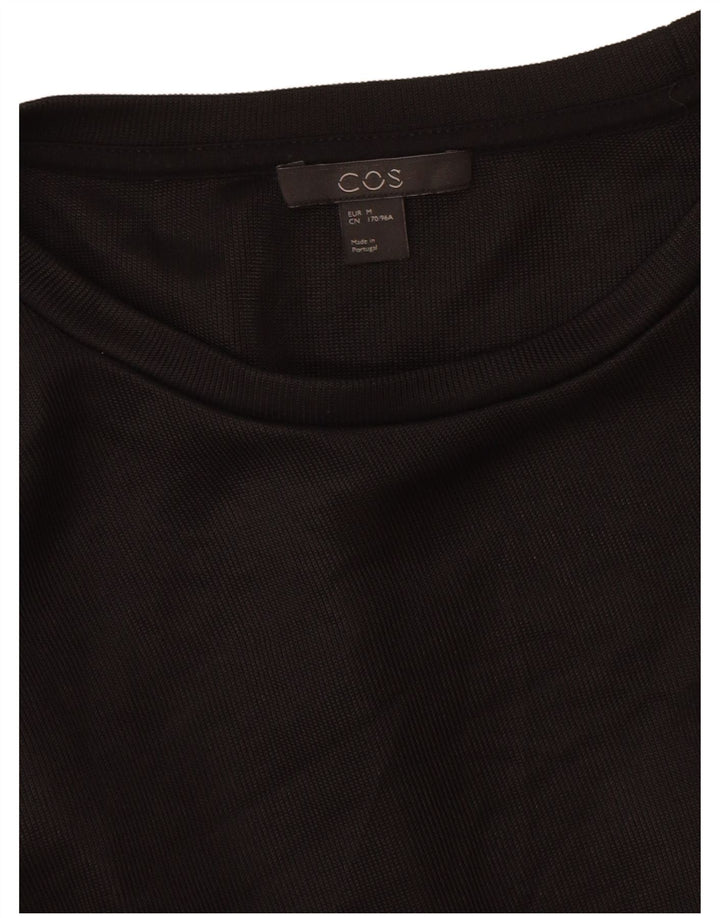 Cos T-Shirt Oversize Femme UK 44 Viscose Noir Moyen