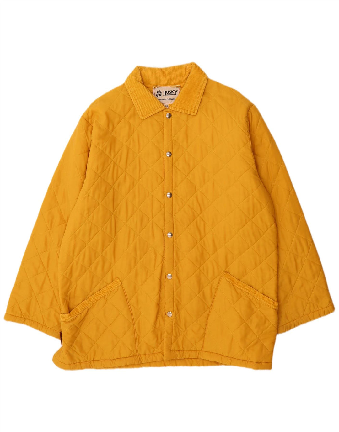 Husky Veste matelassée pour homme UK 46 3XL Jaune Polyamide