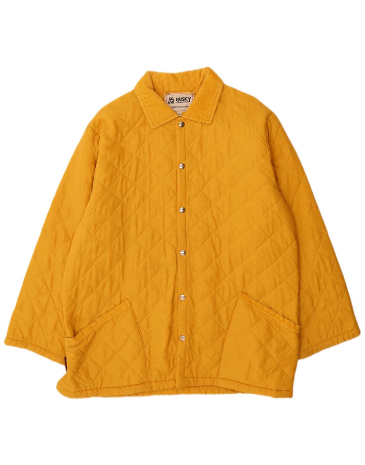 Husky Veste matelassée pour homme UK 46 3XL Jaune Polyamide