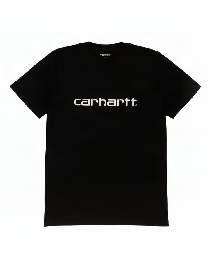 Carhartt T-shirt graphique pour hommes, petit haut en coton noir