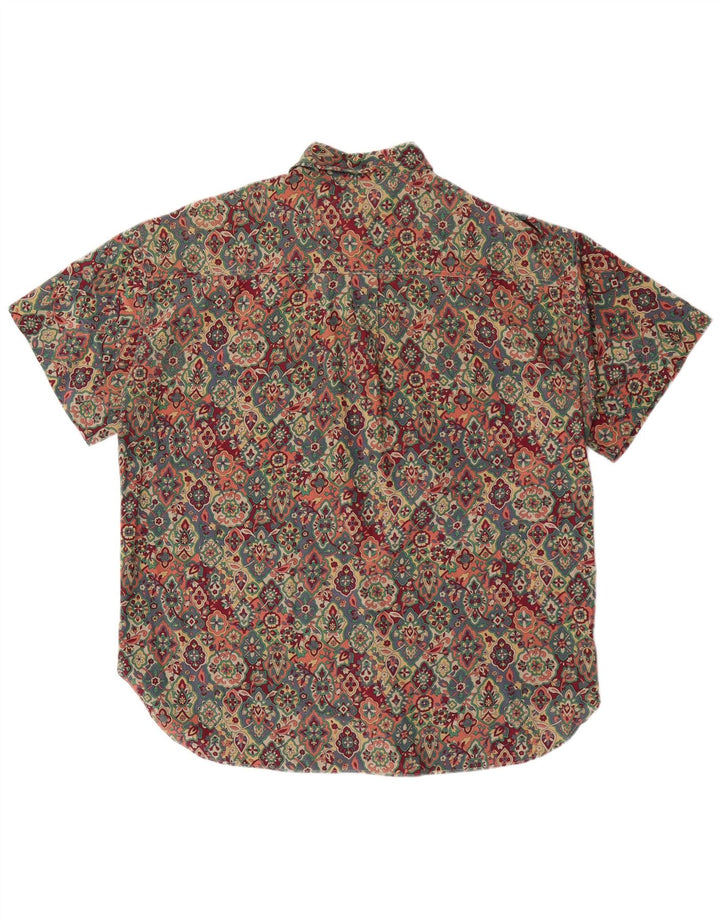 Belfe Chemise surdimensionnée à manches courtes pour femme IT 44 Medium Multicolore Floral