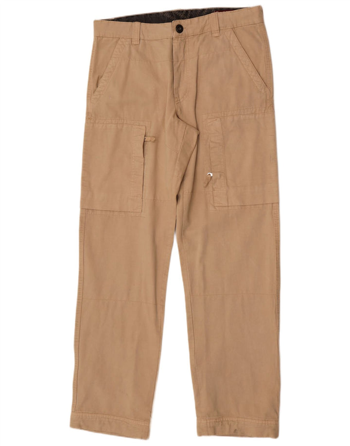 Murphy & Nye Pantalon cargo droit pour homme W36 L34 Coton beige