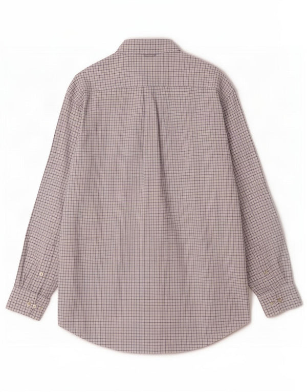 Tommy Hilfiger Chemise Homme Grand Carreau Blanc Coton