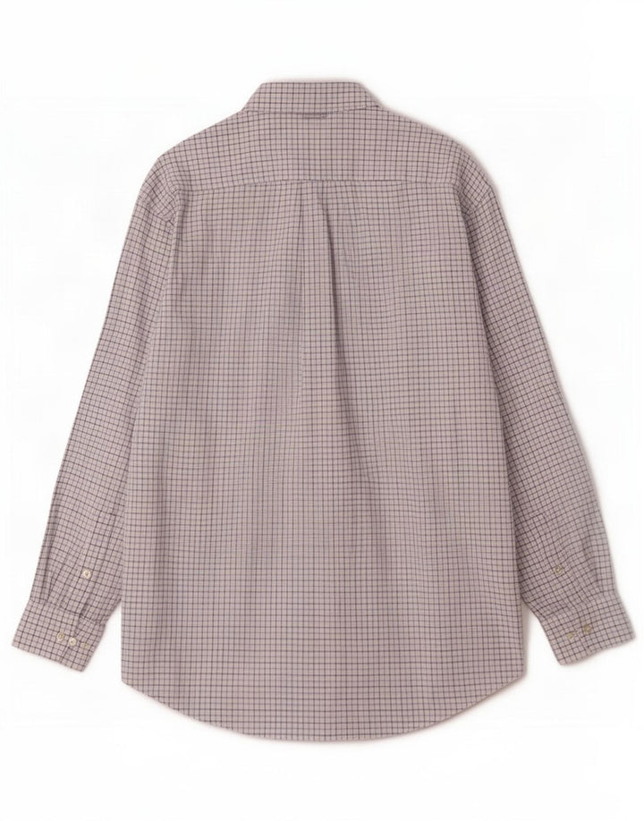 Tommy Hilfiger Chemise Homme Grand Carreau Blanc Coton