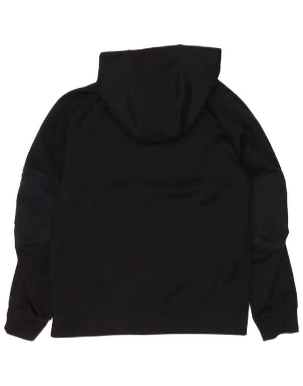 Nike Garçon Zip Sweat à capuche 10-11 ans Noir Moyen Polyester